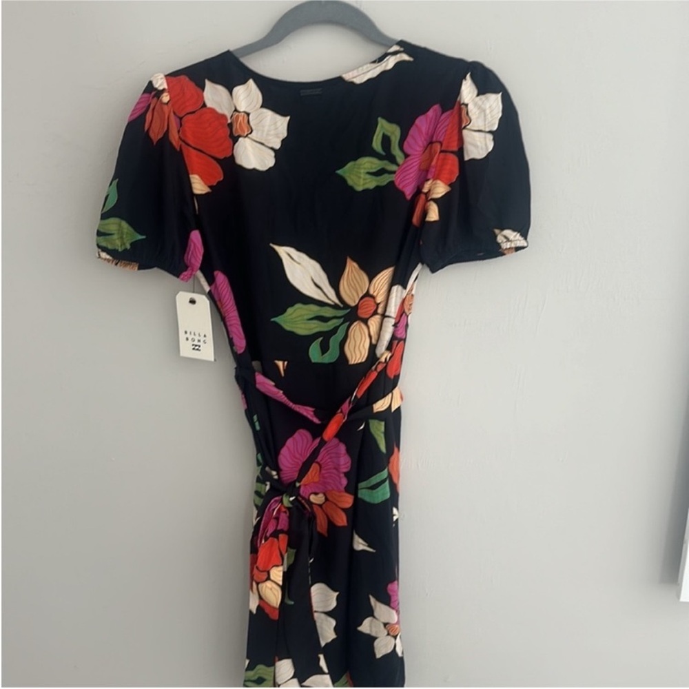 Billabong Hot Tropics Mini Wrap Dress - Picture 4 of 5